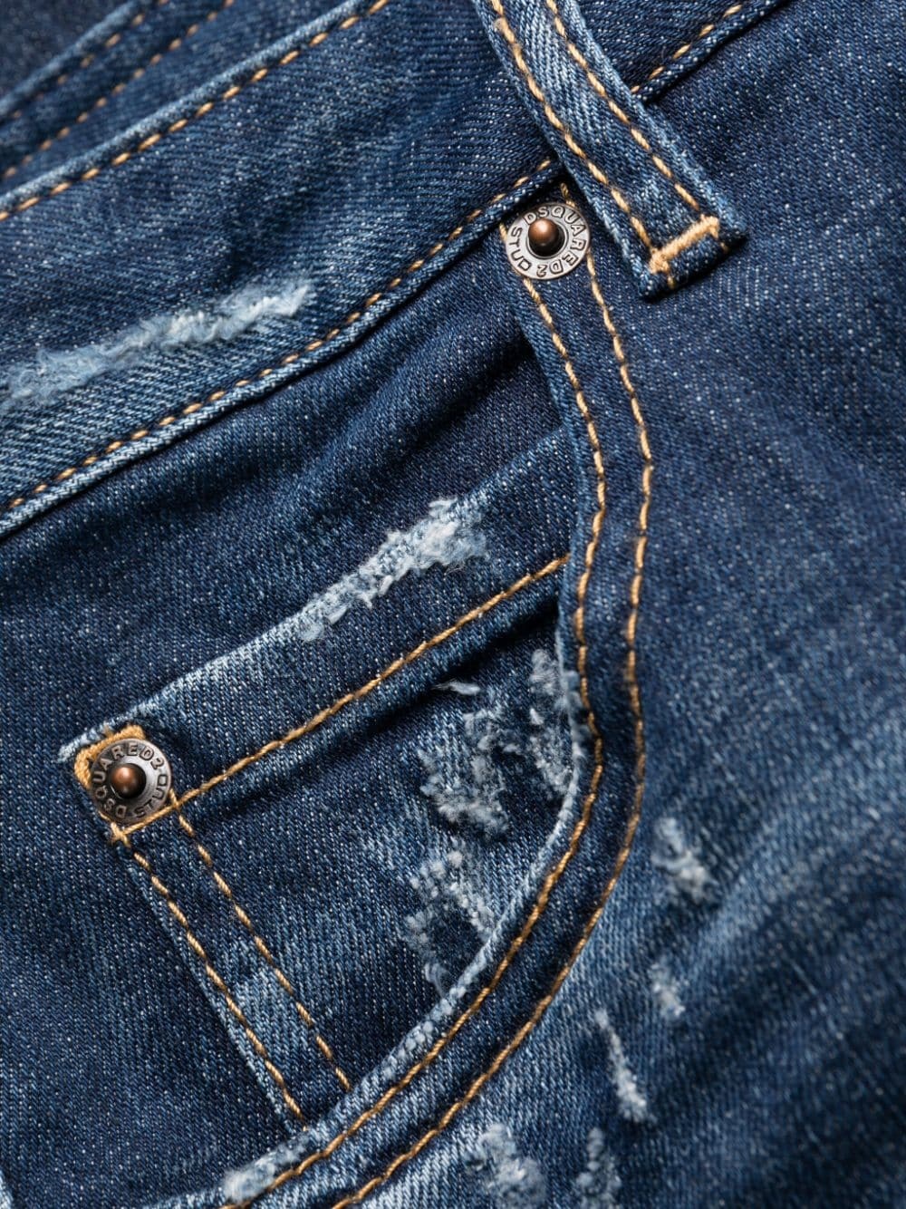 mid-rise skinny jeans - 7