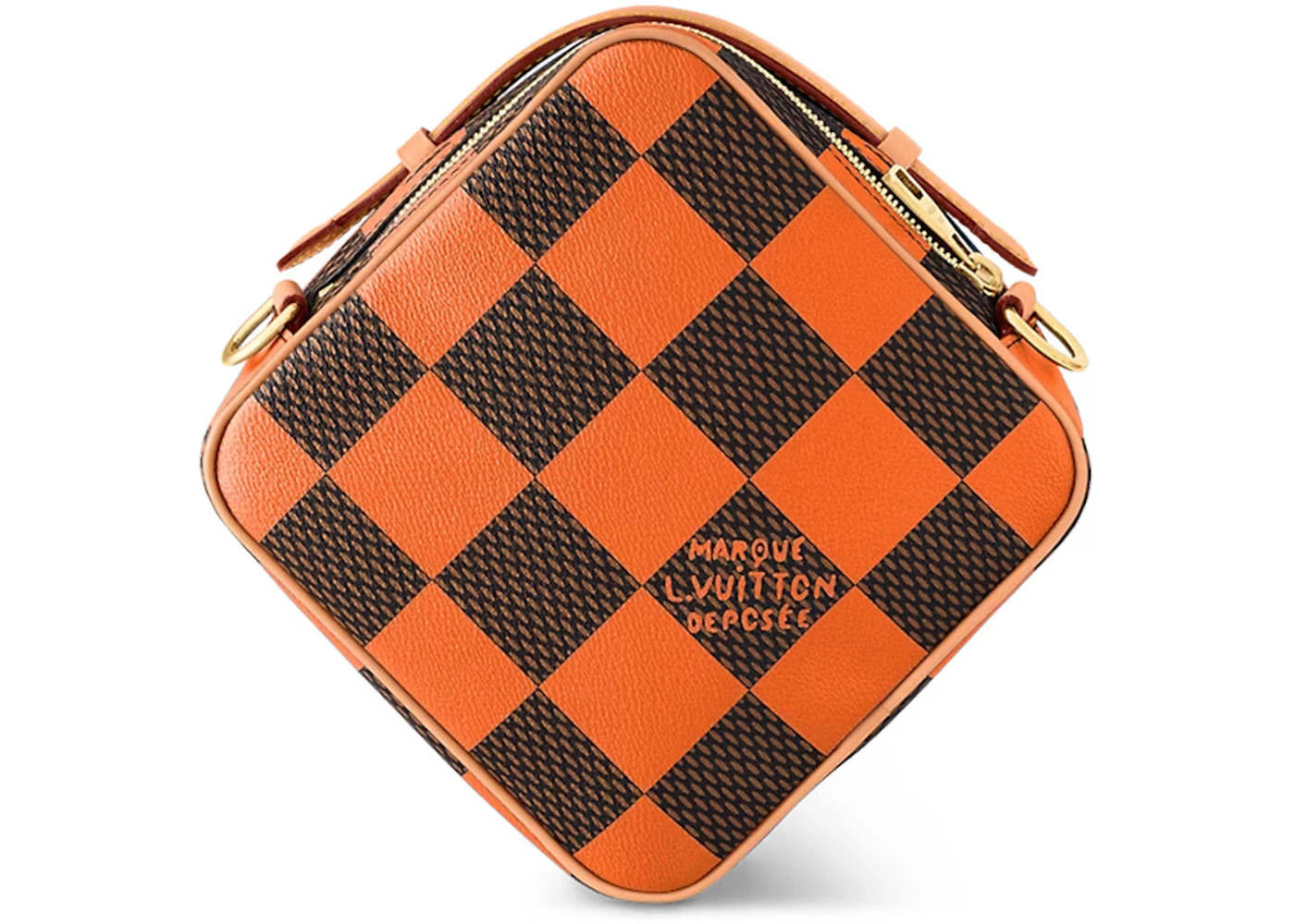Louis Vuitton Chess Messenger Bag Damier Pop Orange - 2