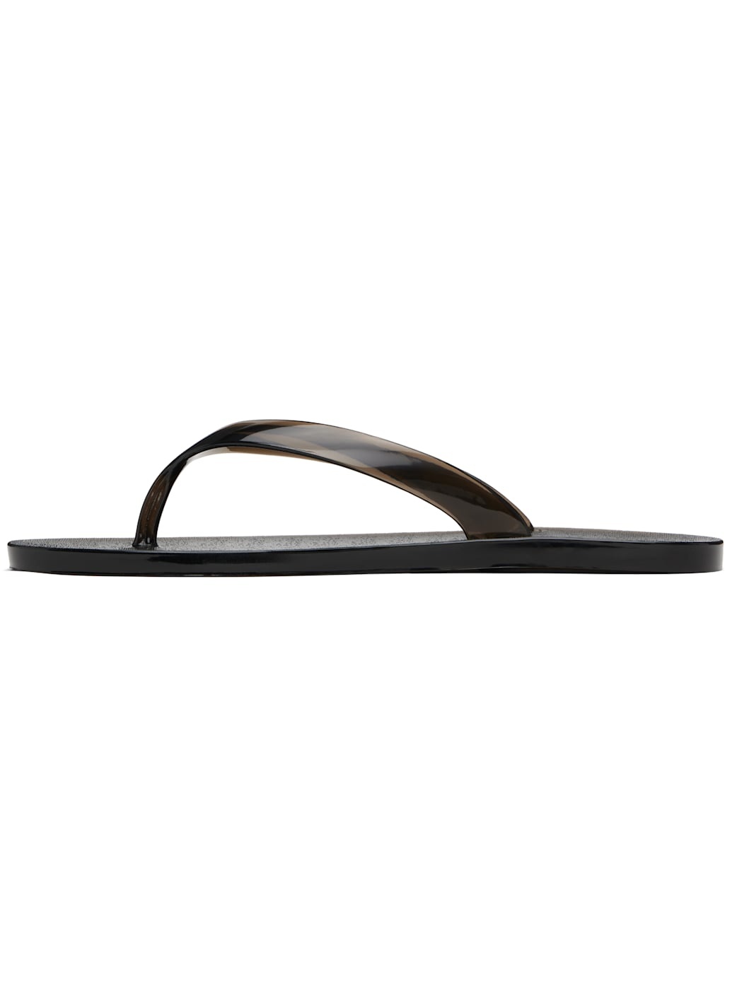Black Jelly Flip-Flops - 3
