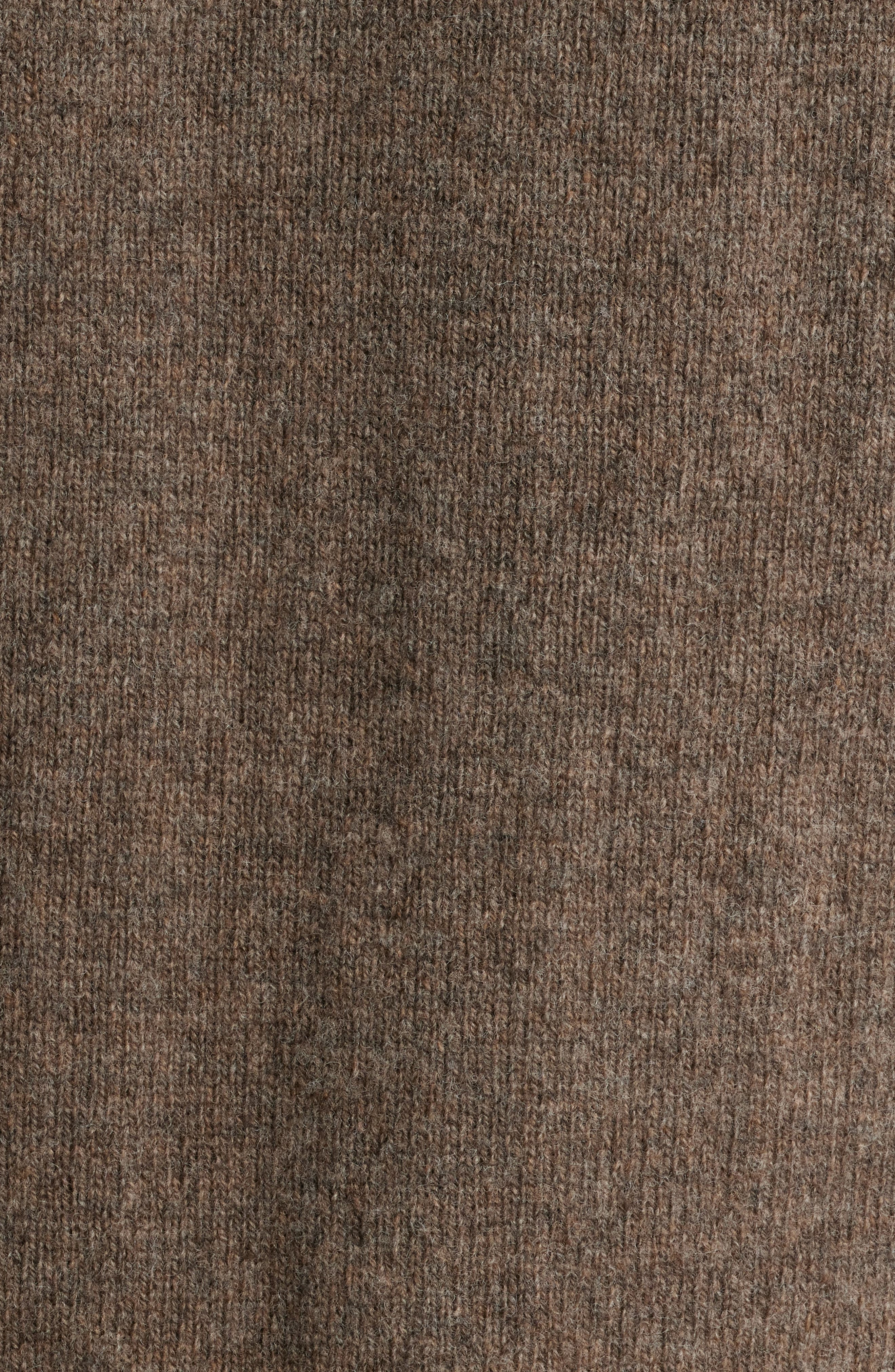 Barbour Wool Button & Zip Front Cardigan in Dark Stone at Nordstrom - 6