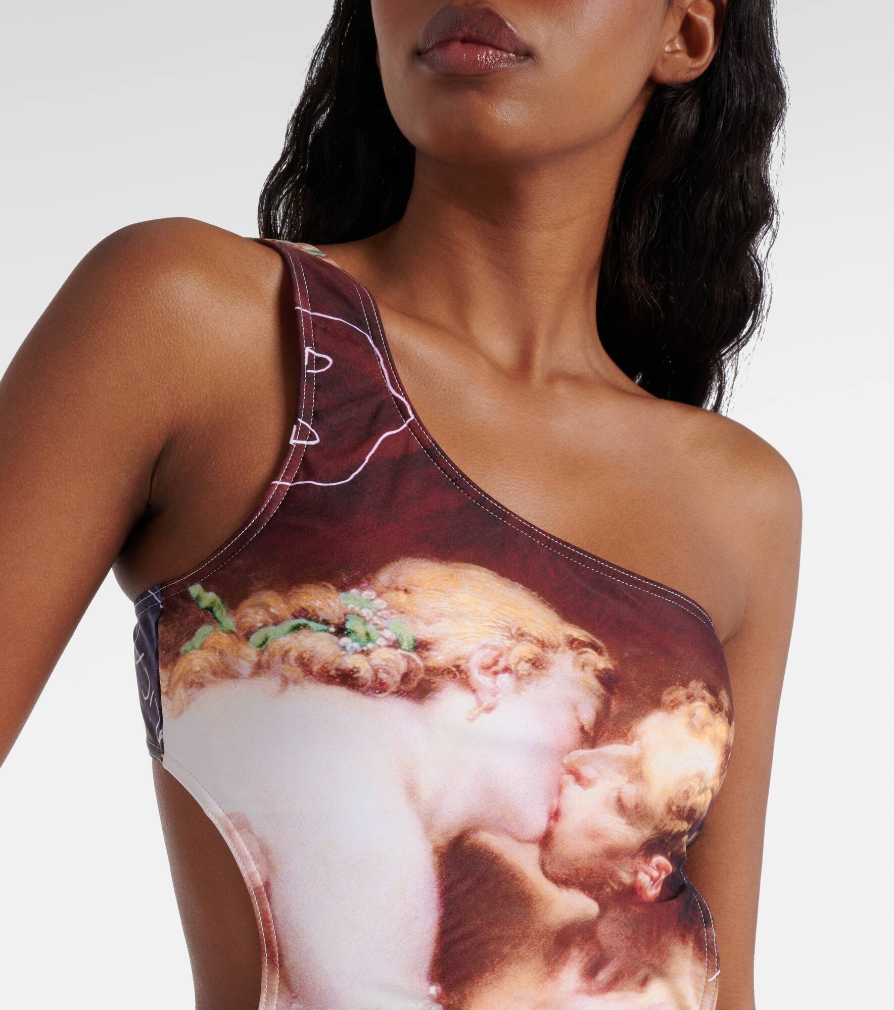 The Kiss one-shoulder swimsuit - 4