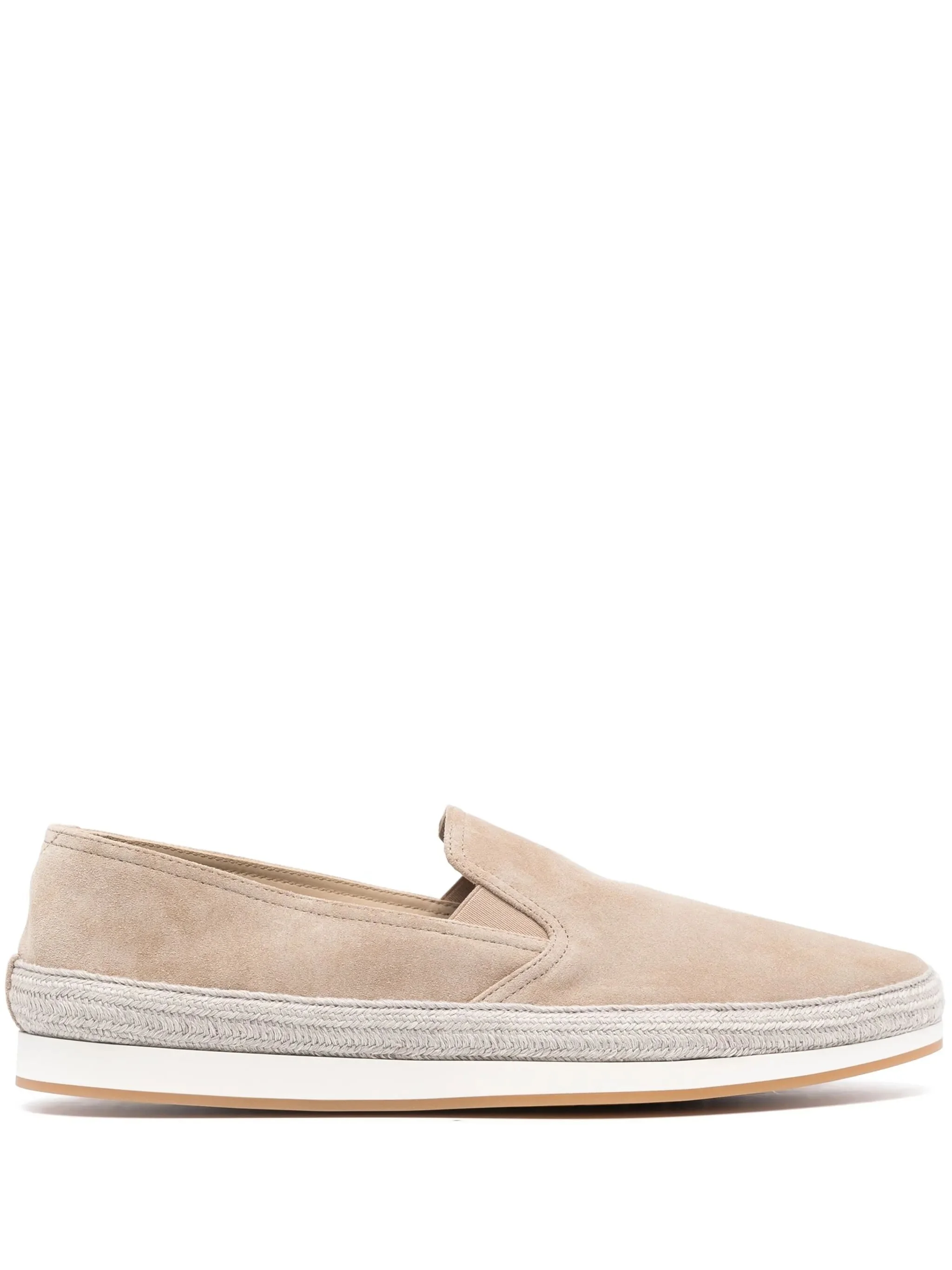 Suede Slip-on Espadrilles - 1