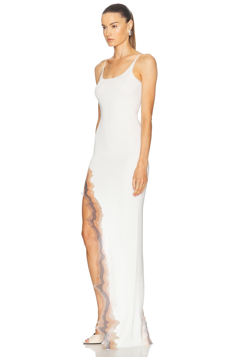 Flame Slit Maxi Dress - 3