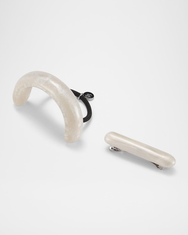 Marble Arch Pony Cuff & Barrette Set 1
