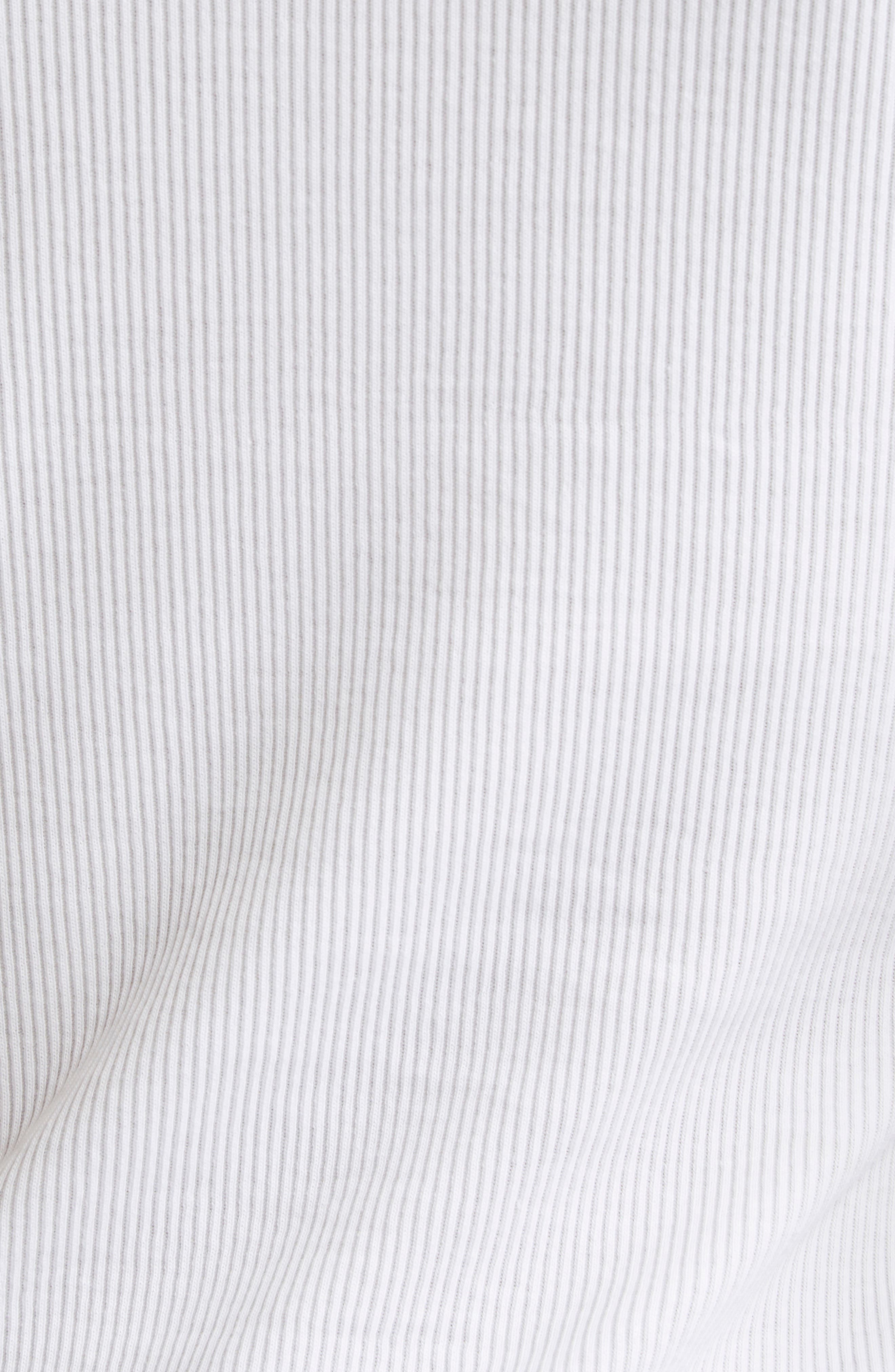 Stella McCartney Slippery When Wet Flocked Rib Tank in Pure White at Nordstrom - 7