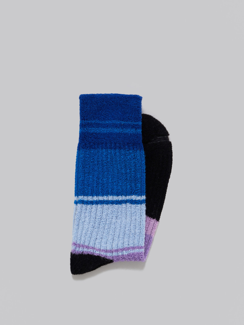 Marni MULTICOLOUR STRIPED TERRY SOCKS outlook