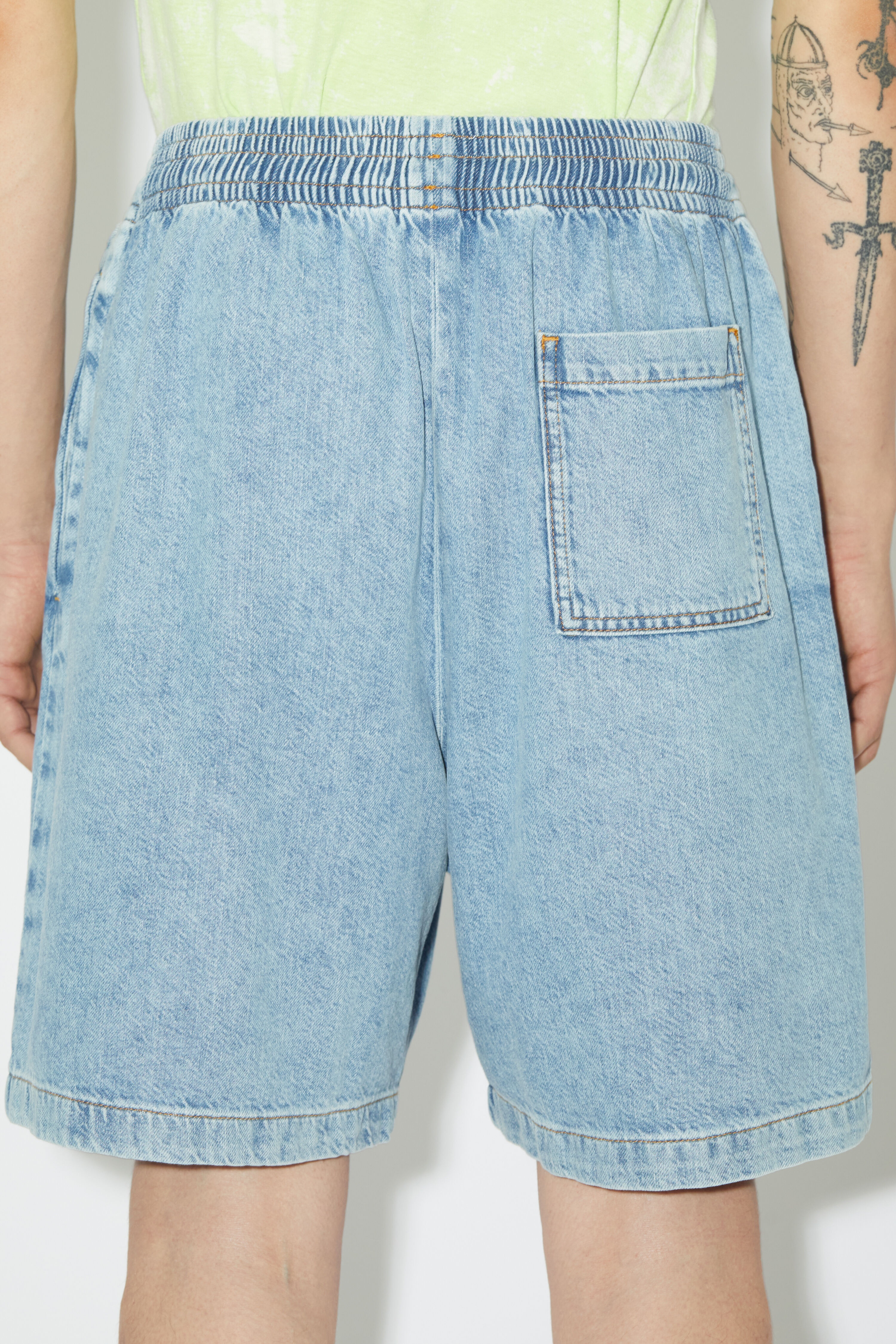 Denim shorts - Indigo blue - 5