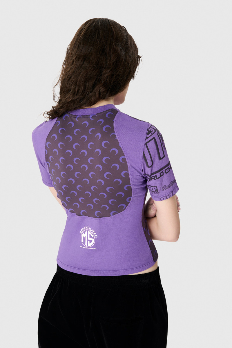 Marine Serre Regenerated Graphic Jersey Baby Fit T-Shirt outlook