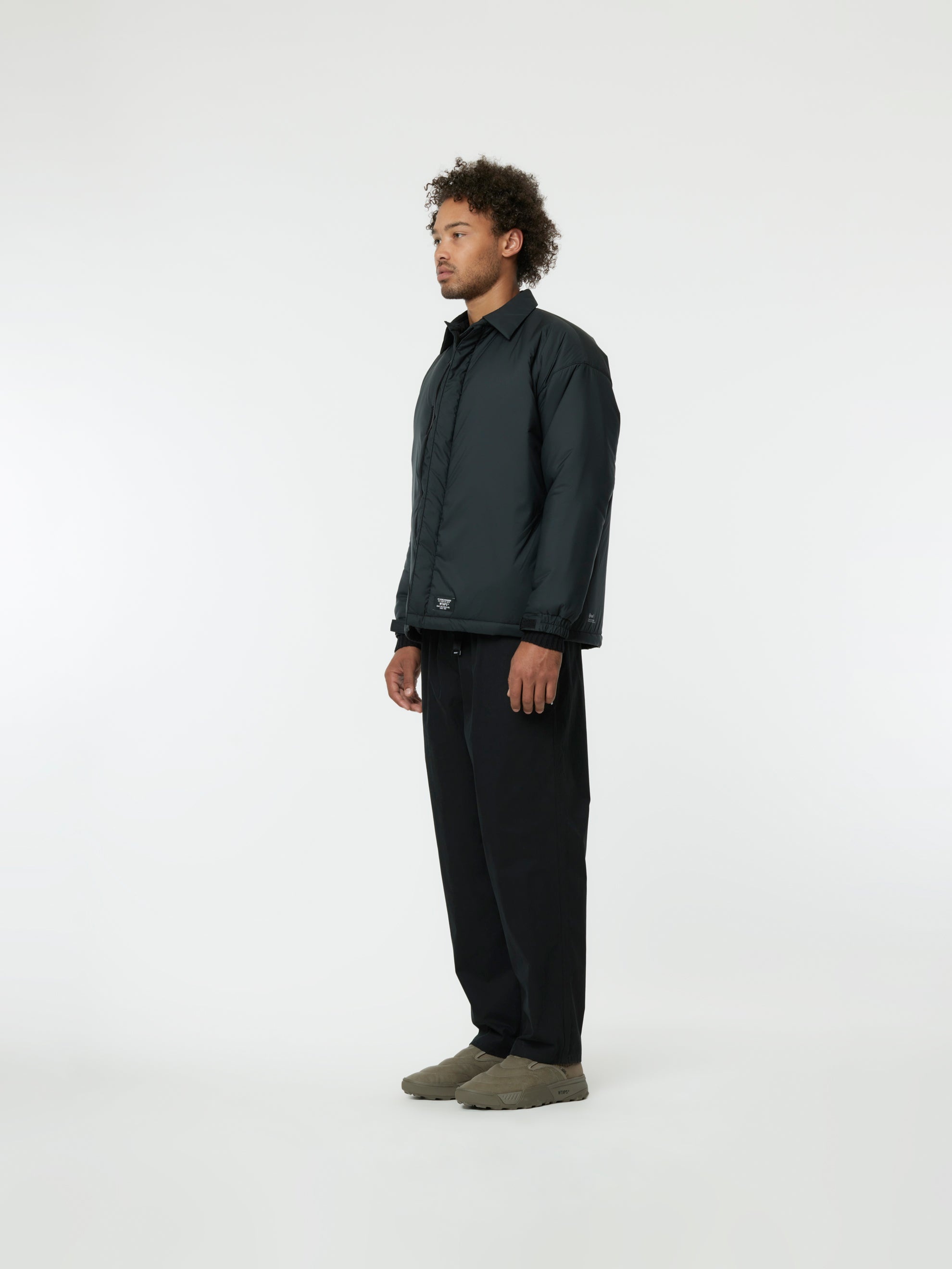 WTAPS STOCK MAN / JACKET / POLY. TAFFETA. (BLACK) | REVERSIBLE