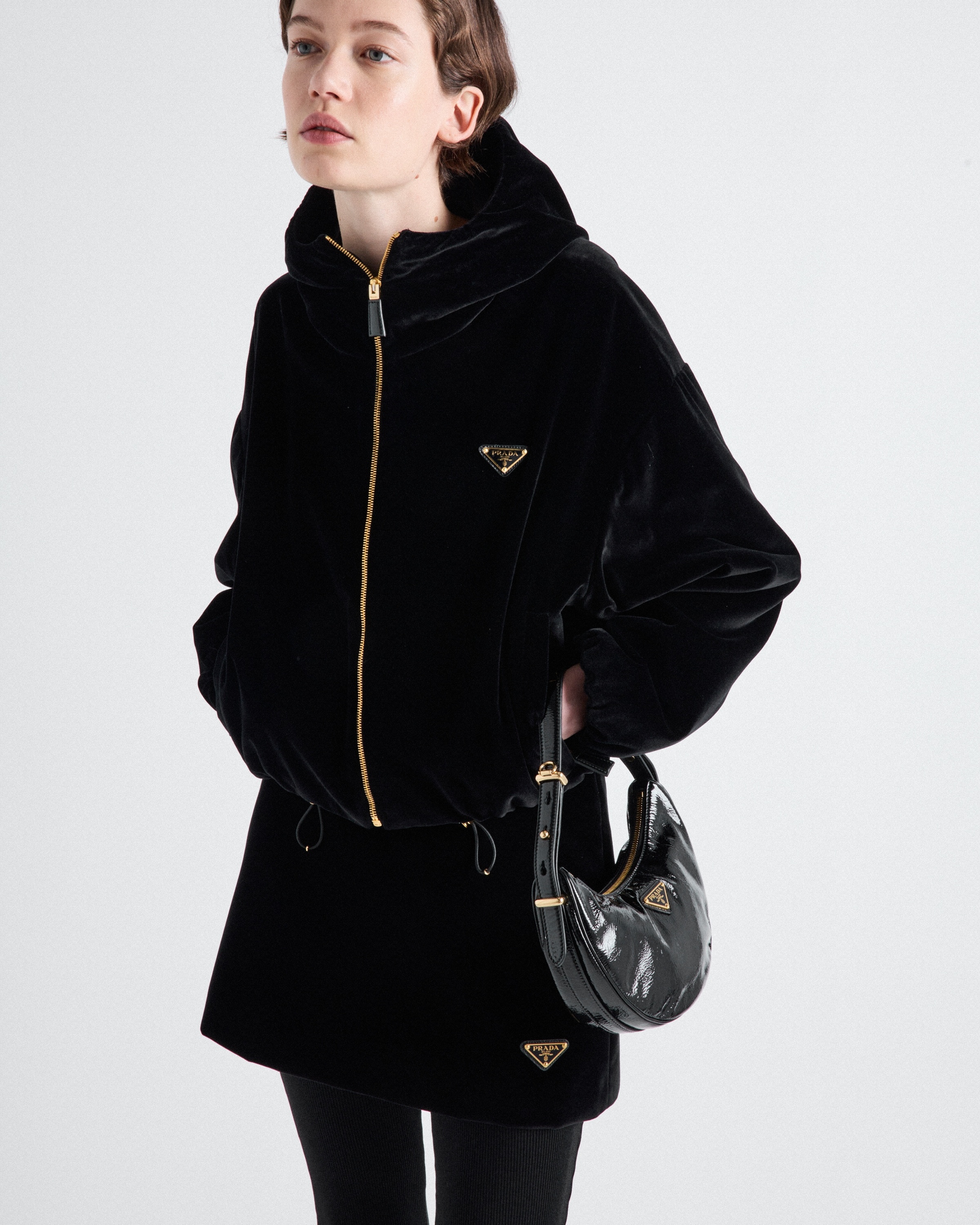 Velvet blouson - 3