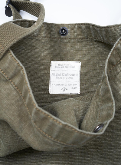 Nigel Cabourn Mail Bag in Green outlook