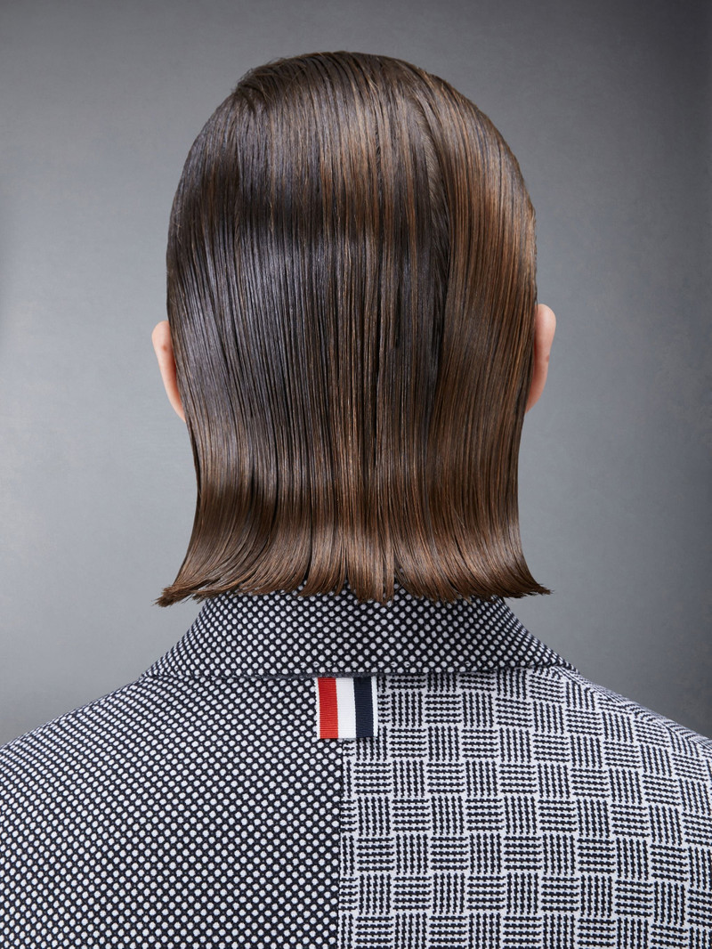 Fun-Mix Birdseye and Parquet Weave Suiting Classic Sport Coat 4
