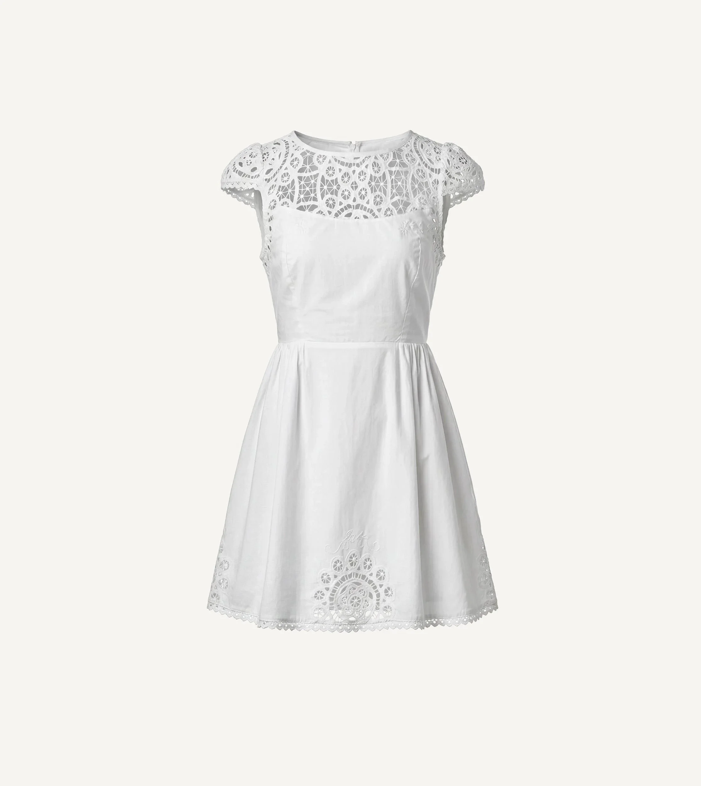 GAIL MINI DRESS | IVORY - 1