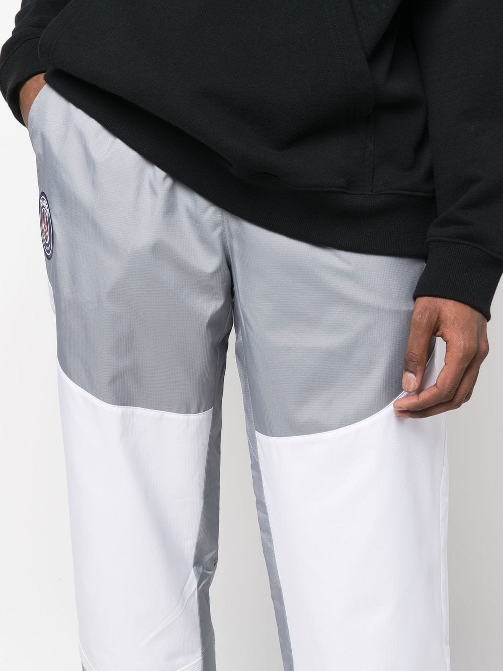 patch-detail panelled track pants - 5