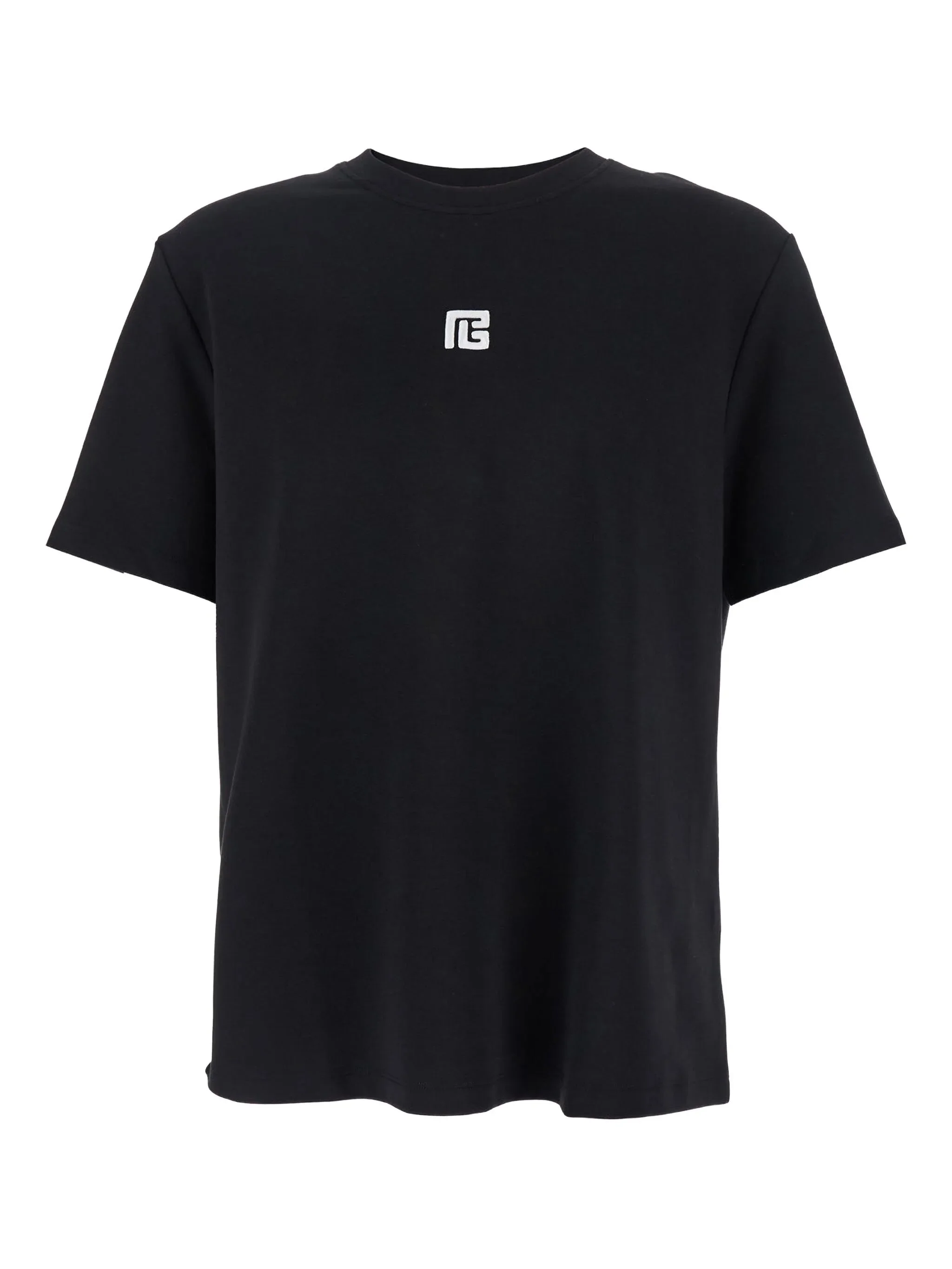 logo-embroidered crew-neck T-shirt - 1