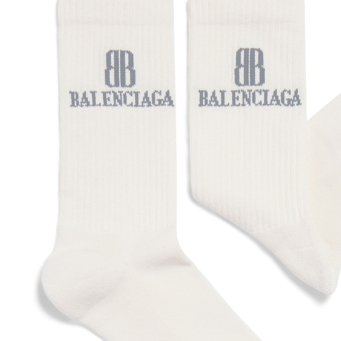 Women's Nano Bb Socks in Dirty White/black - 2