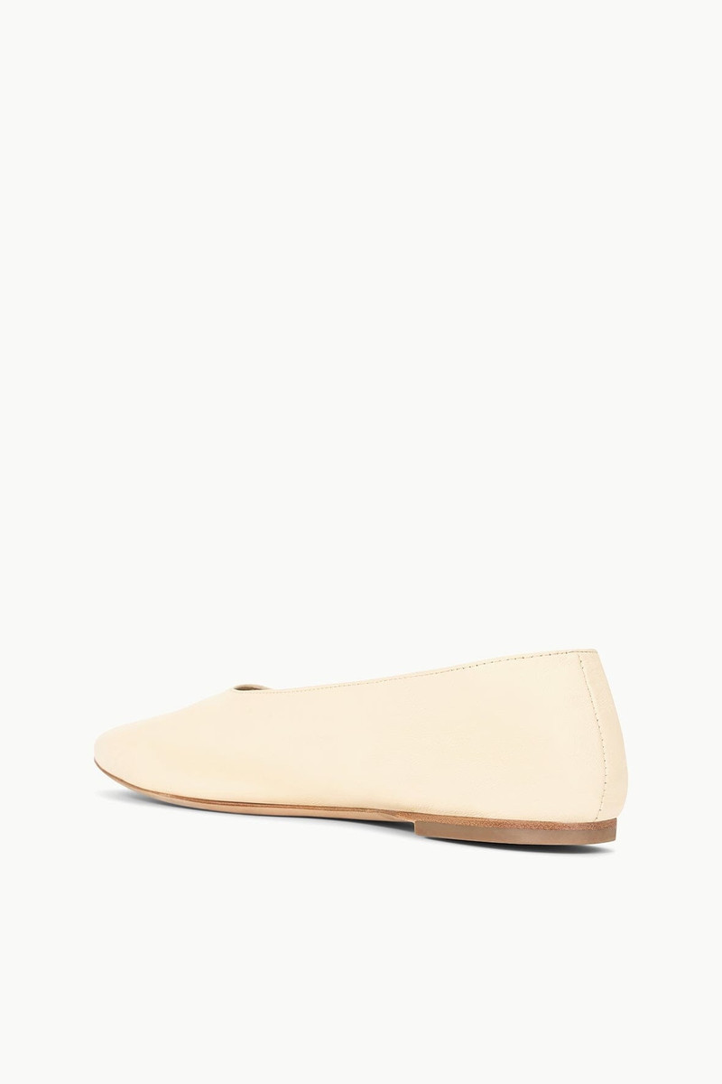 STAUD STAUD ALBA BALLET FLAT CREAM outlook