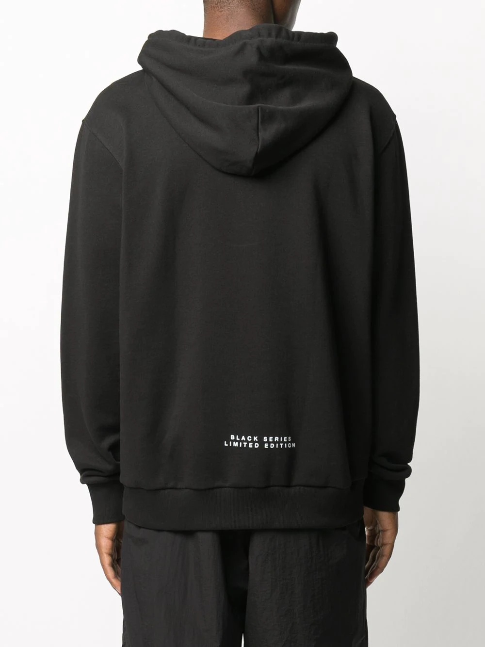 photograph print drawstring hoodie - 4