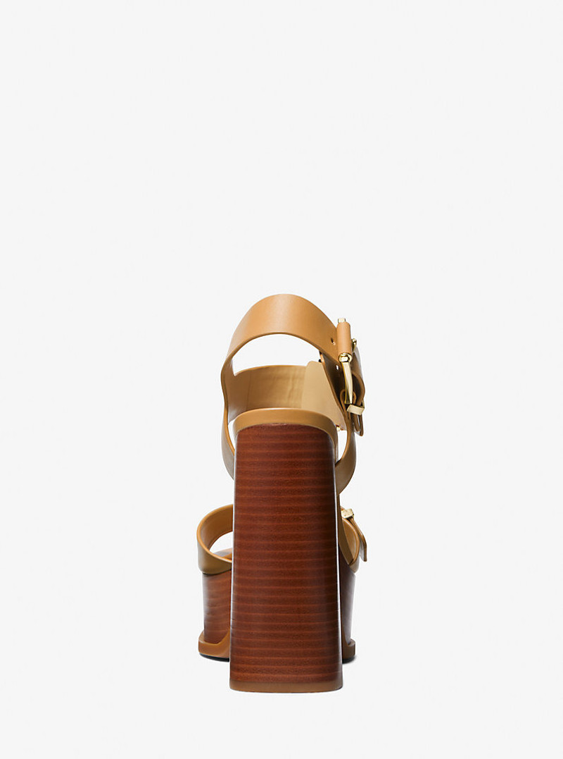 Colby Leather Platform Sandal 3