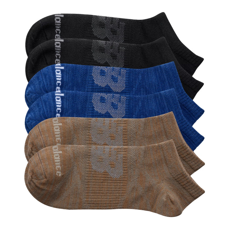 New Balance Flat Knit No Show Socks 6 Pack outlook