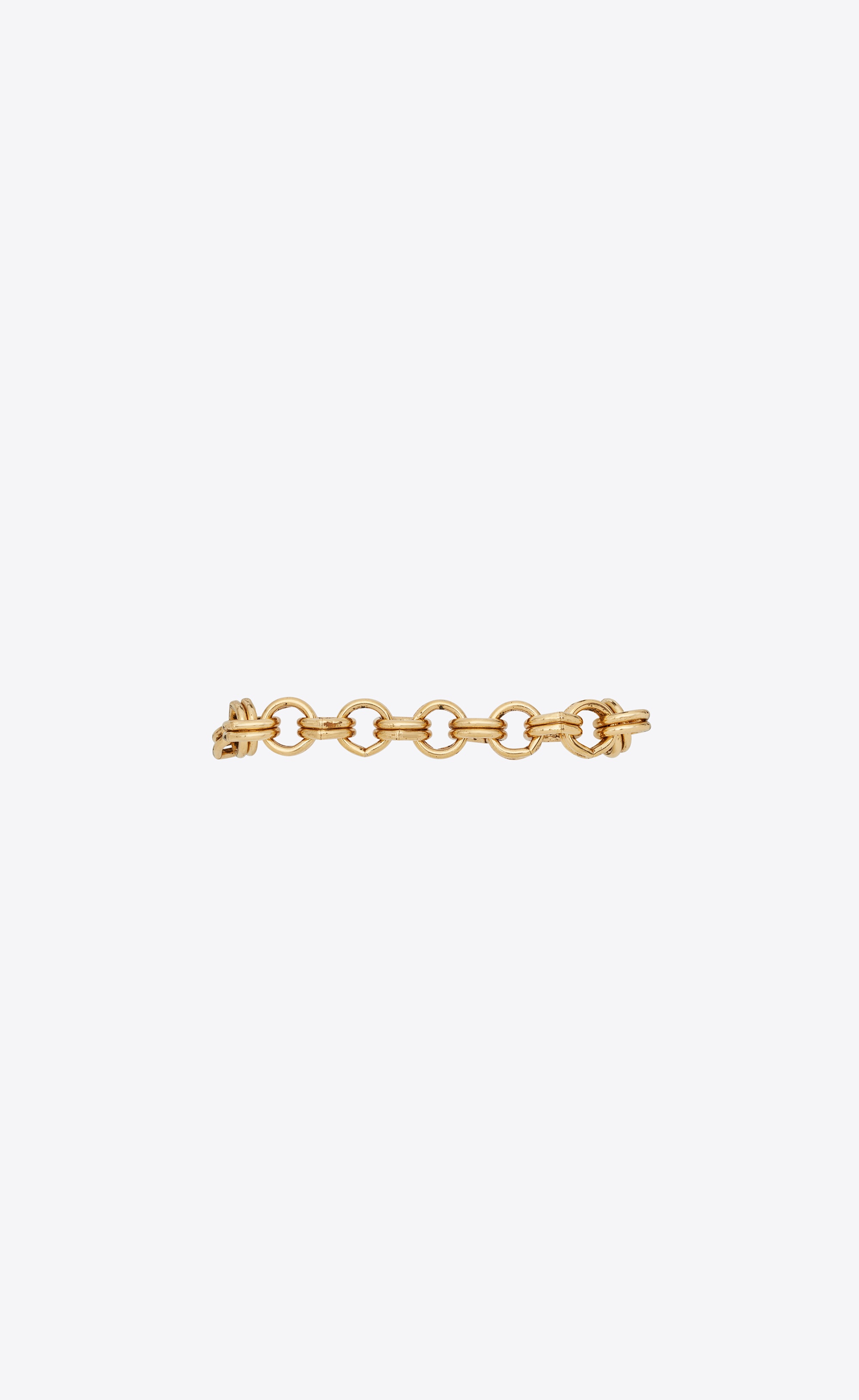 woven double-link bracelet in metal - 2