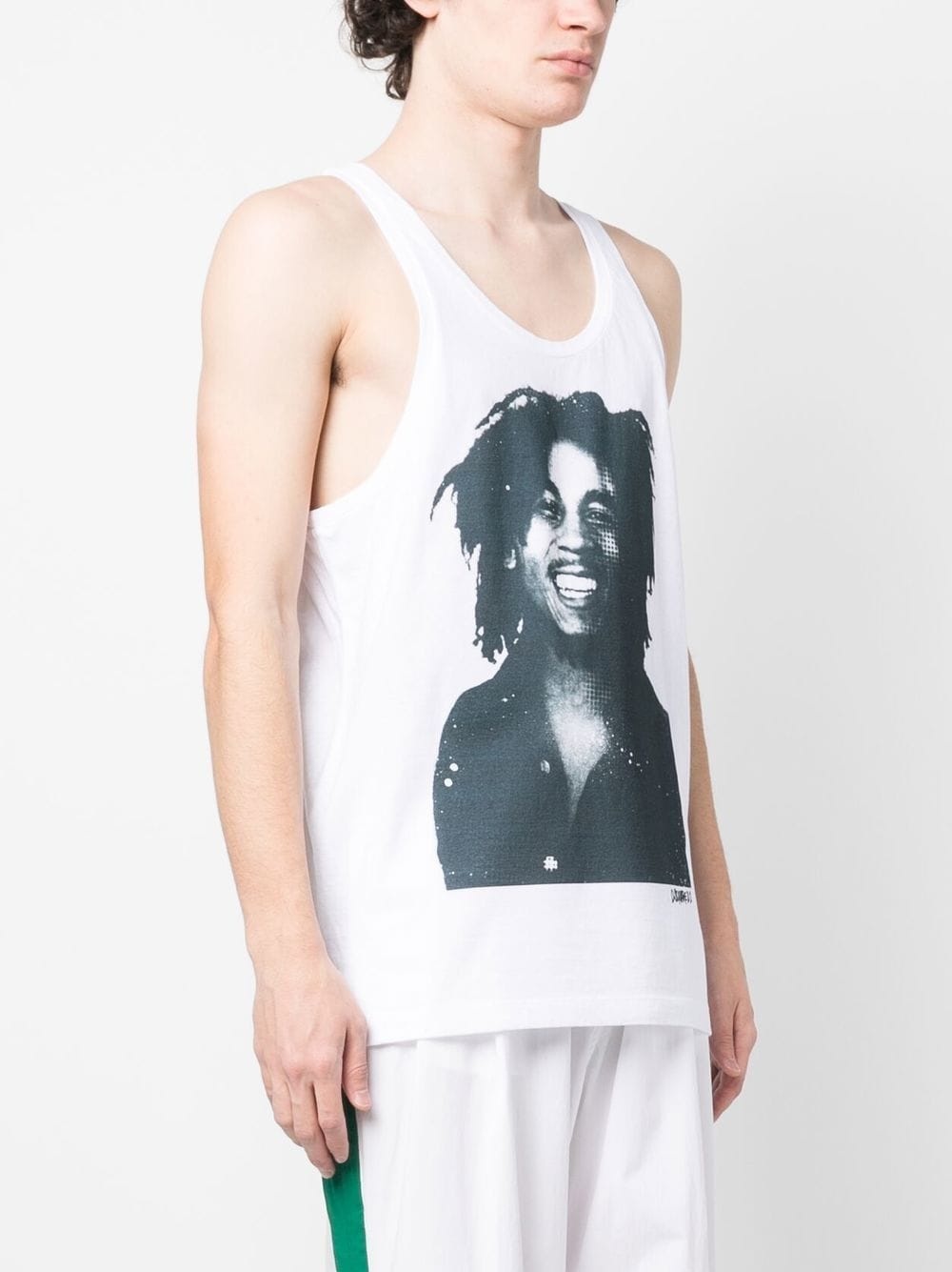 photograph-print tank top - 3