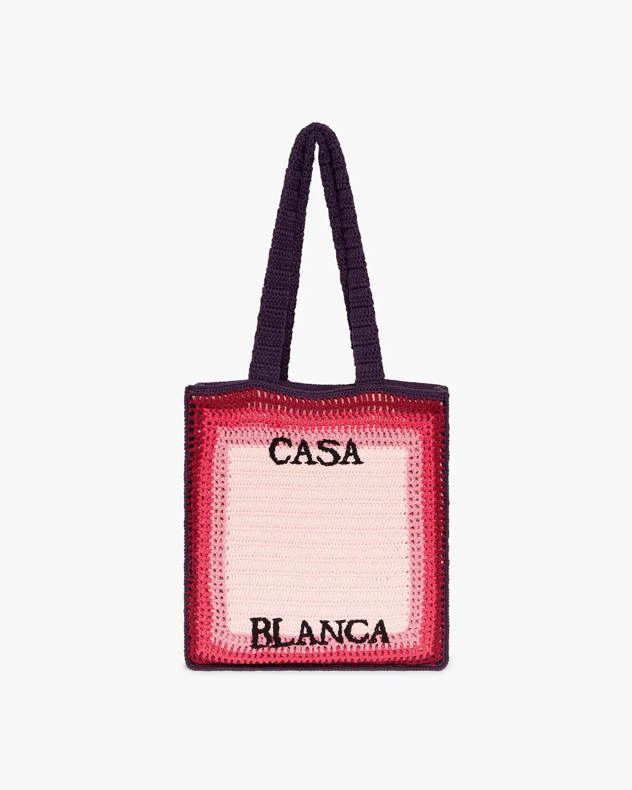 Pink Crochet Bag | Casablanca Paris - 1