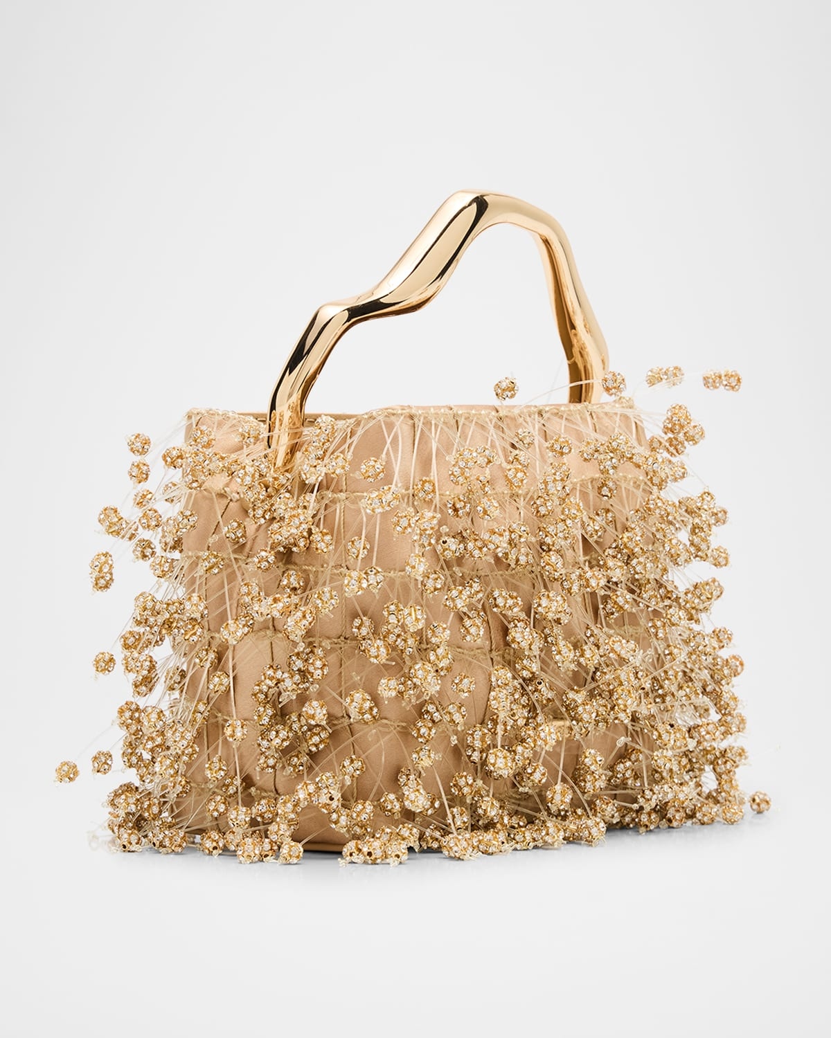 Solene Mini Beaded Top-Handle Bag - 2