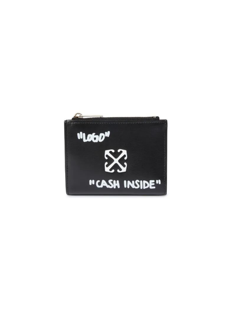 Black Jitney Quote Zipped Bifold - 4