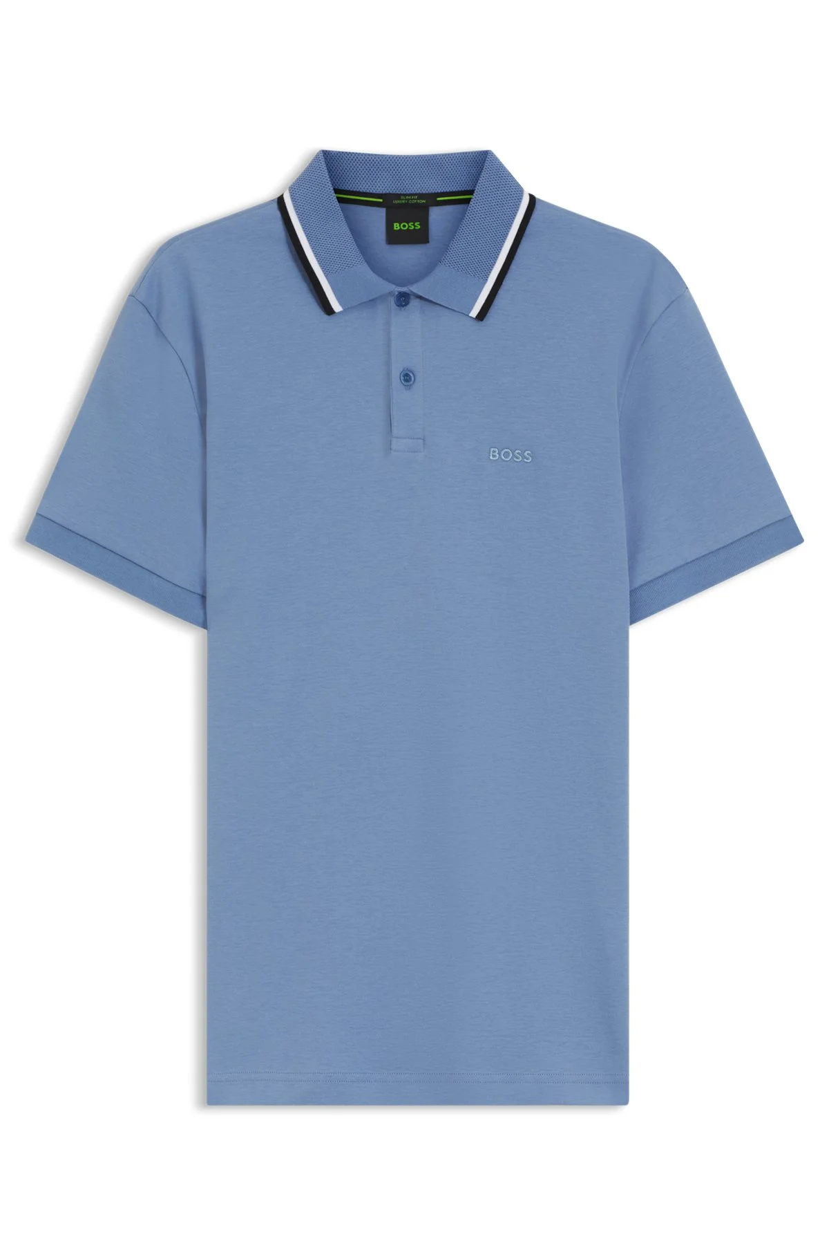 PADDY SLIM-FIT POLO SHIRT IN INTERLOCK COTTON - 1