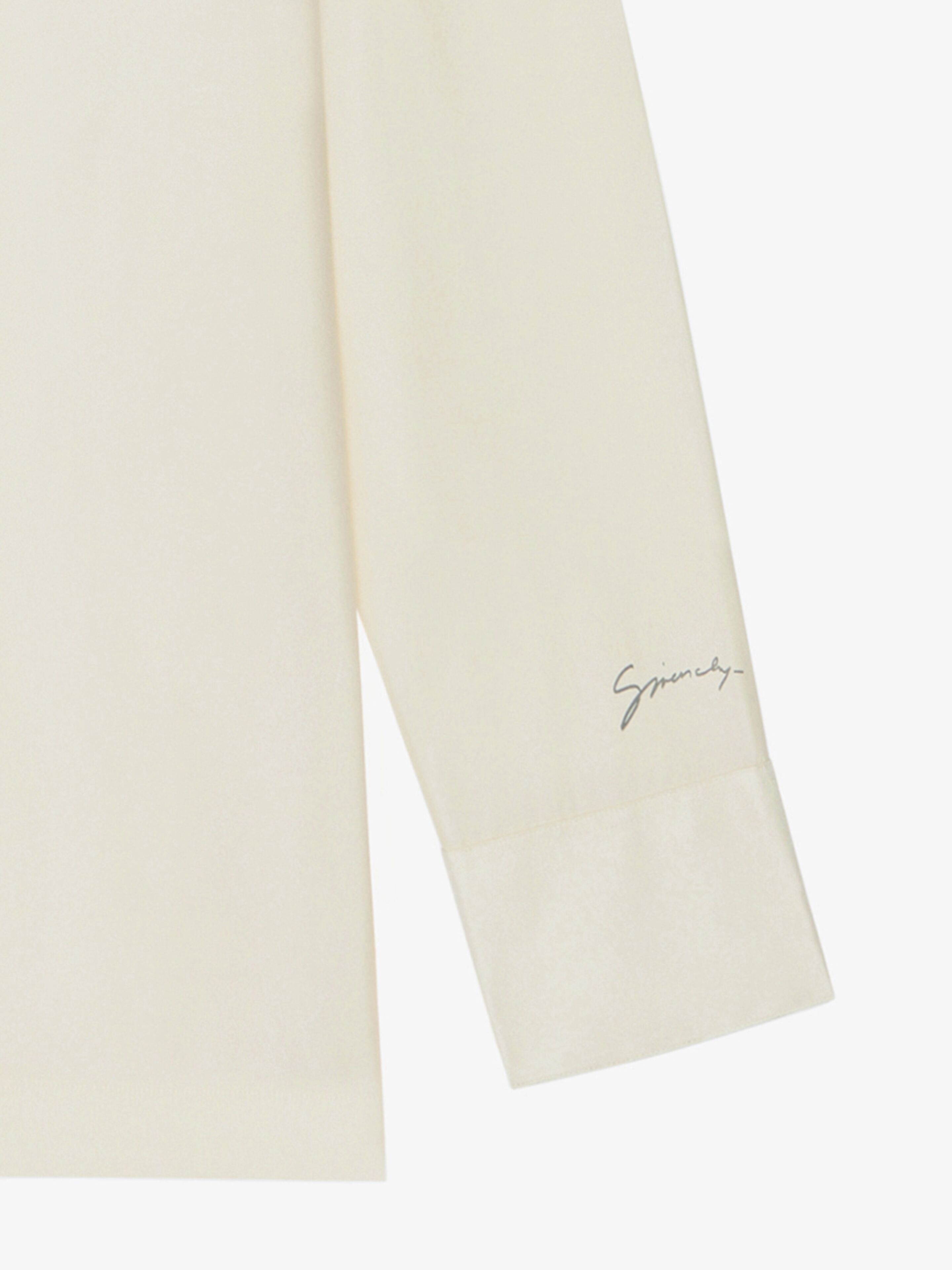 SHIRT IN SILK WITH HAIR PRINT LAVALLIERE - 2