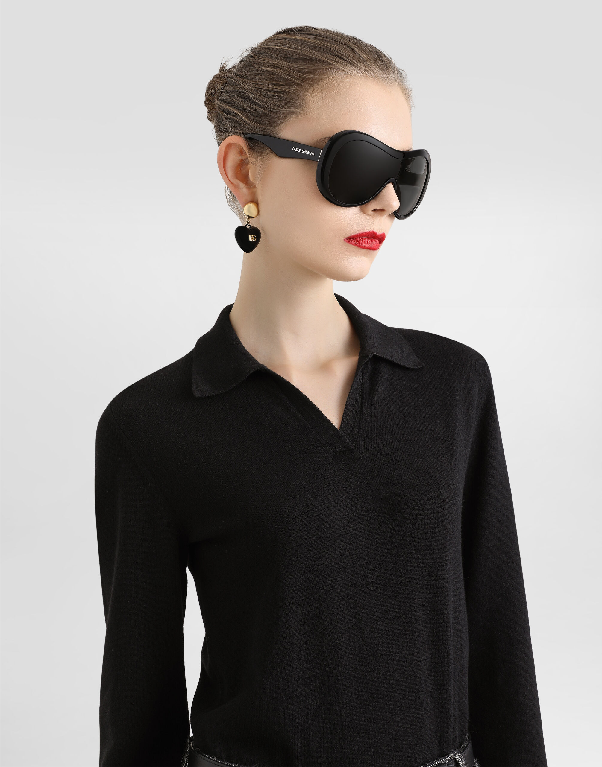 Cashmere polo pullover - 4