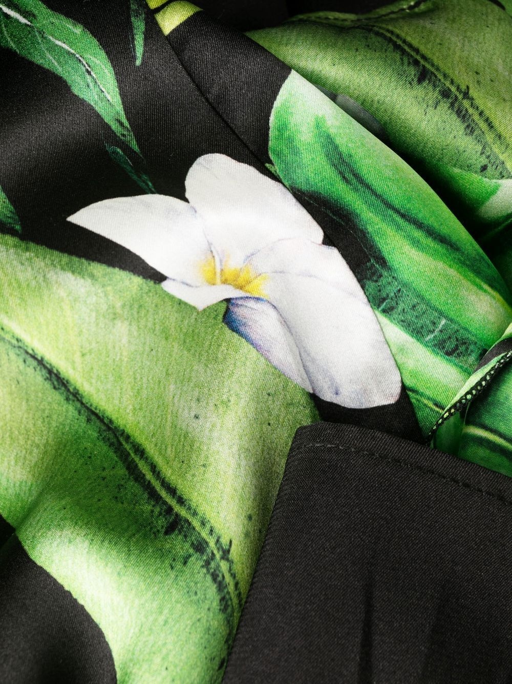 Hawaii printed silk maxi dress - 7
