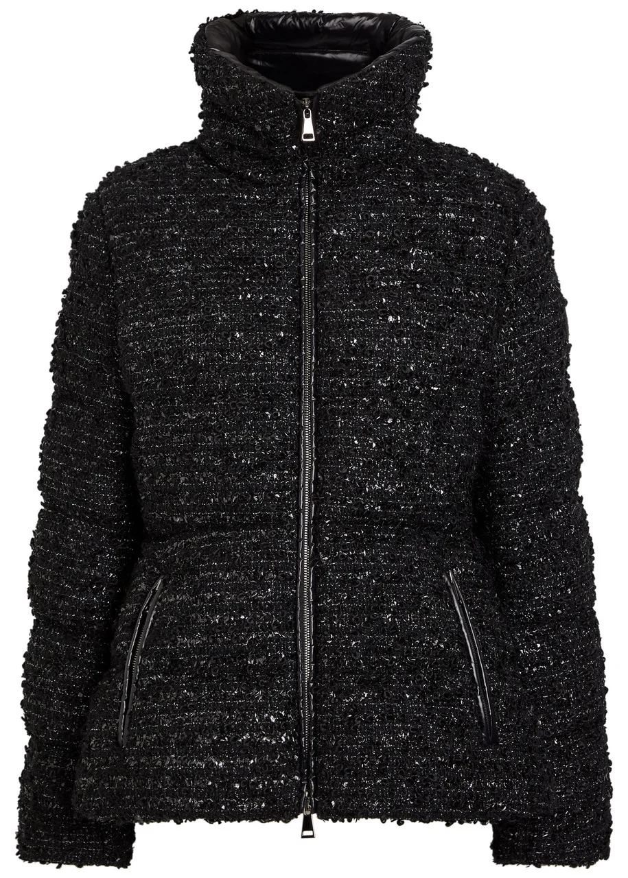 Moncler Urbel Padded Metallic-tweed Jacket - 1