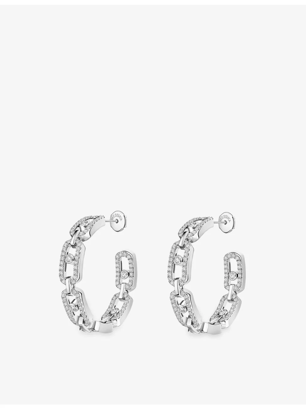 Move Link 18ct gold and 0.86ct diamond earrings - 1