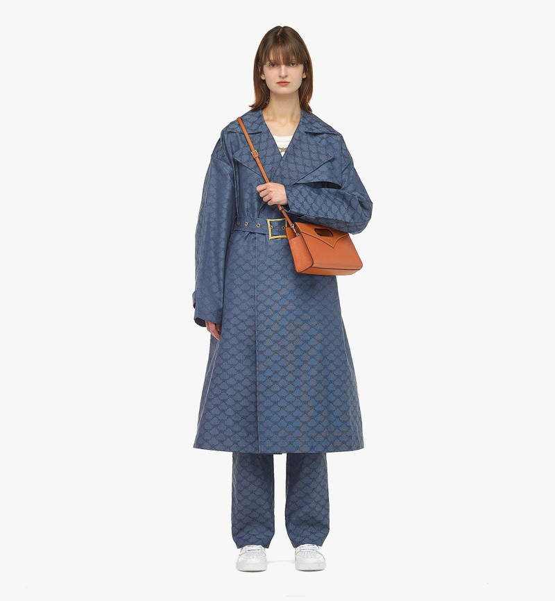 MCM Diamond Tote in Embossed Leather outlook