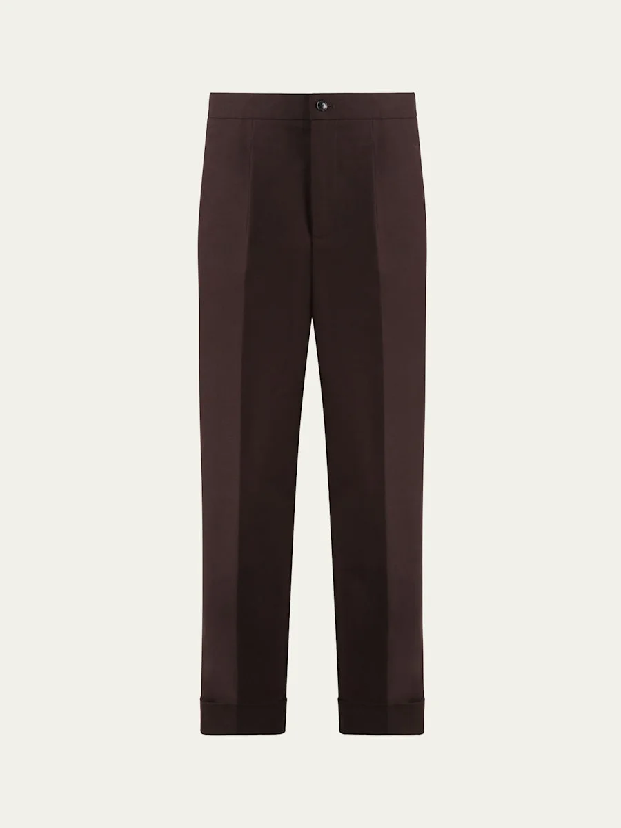 Men's Brushed Cotton Trousers - 1