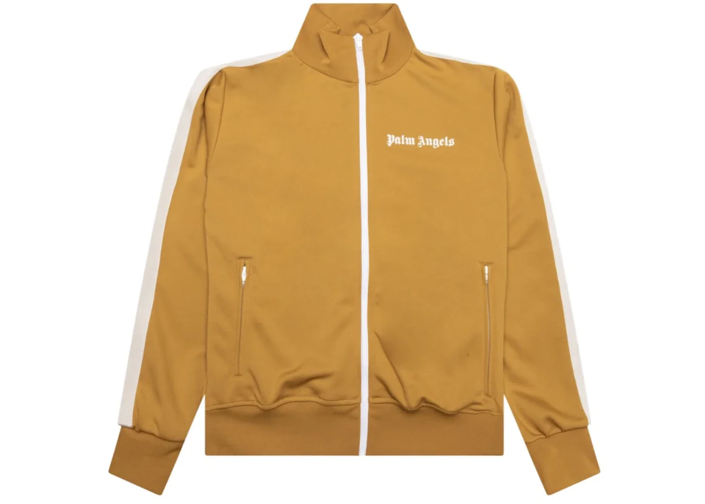 Palm Angels Classic Track Jacket Camel/White - 1