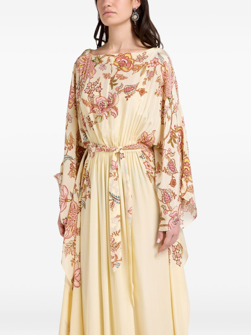 floral belted maxi dress 4