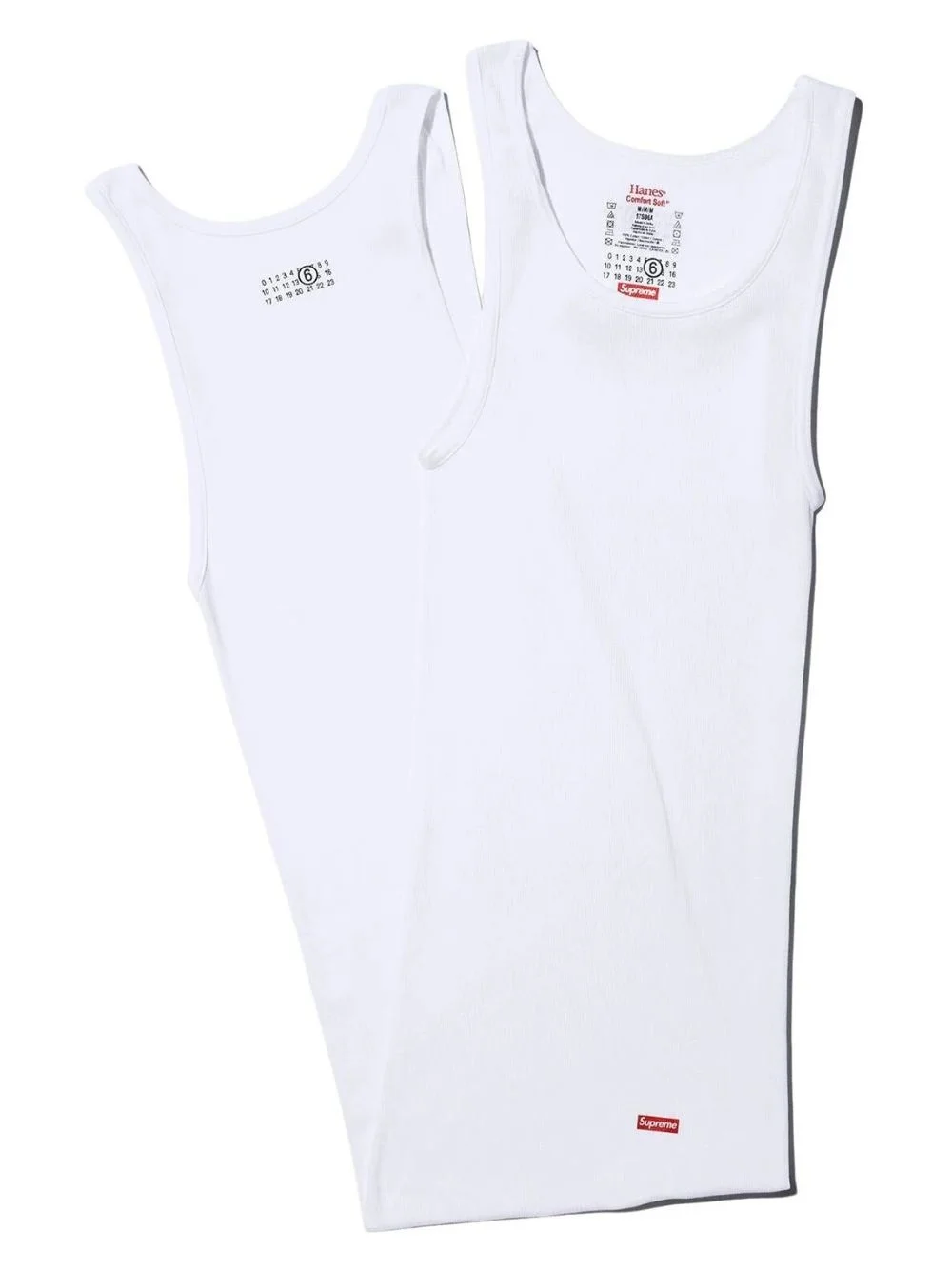 Supreme x MM6 Maison Margiela Hanes Tagless tank top (pack of two