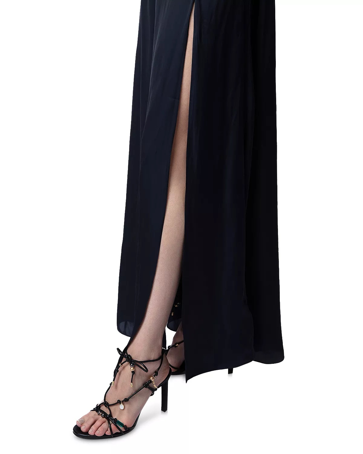 Rayonne Satin Maxi Dress - 6