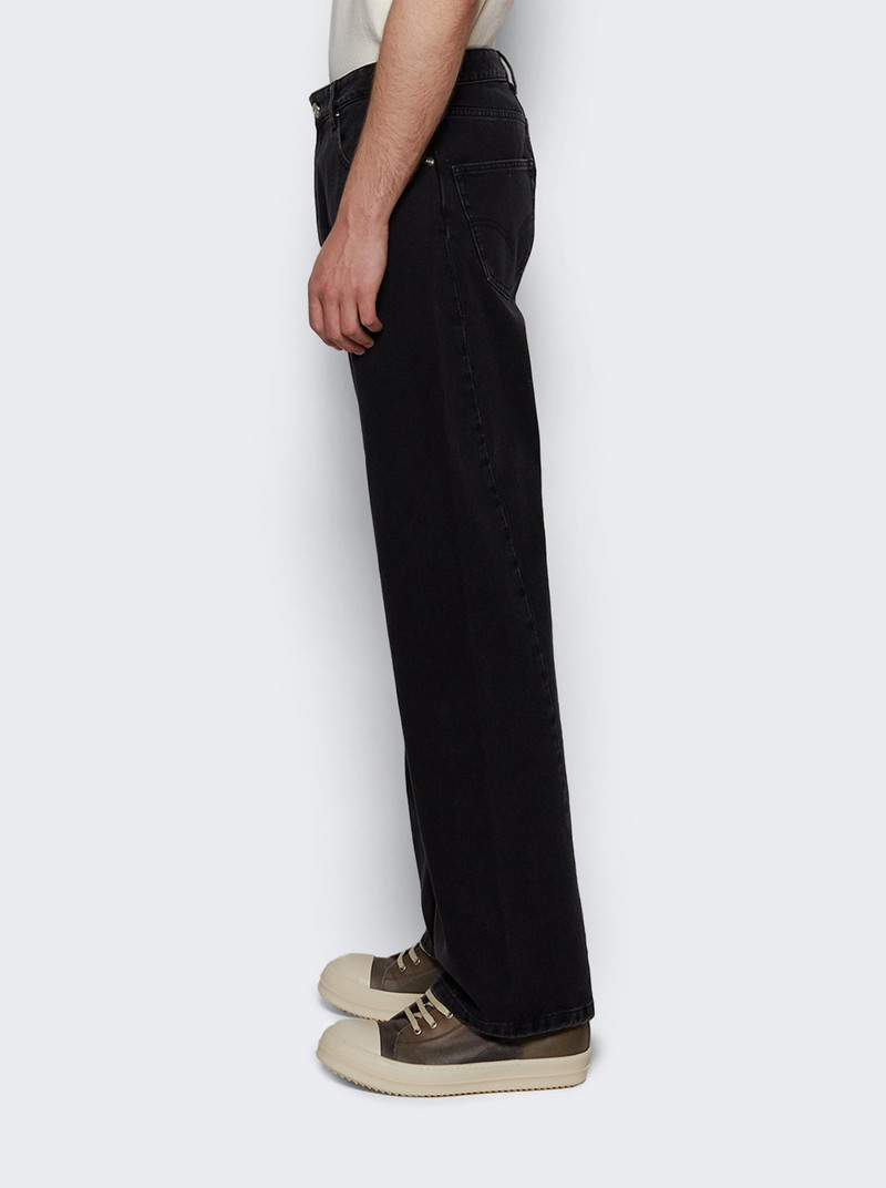 Twisted Seam Trompe L'oeil Jeans Black 3