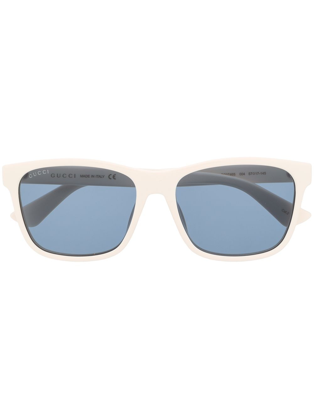 rectangular frame sunglasses - 1