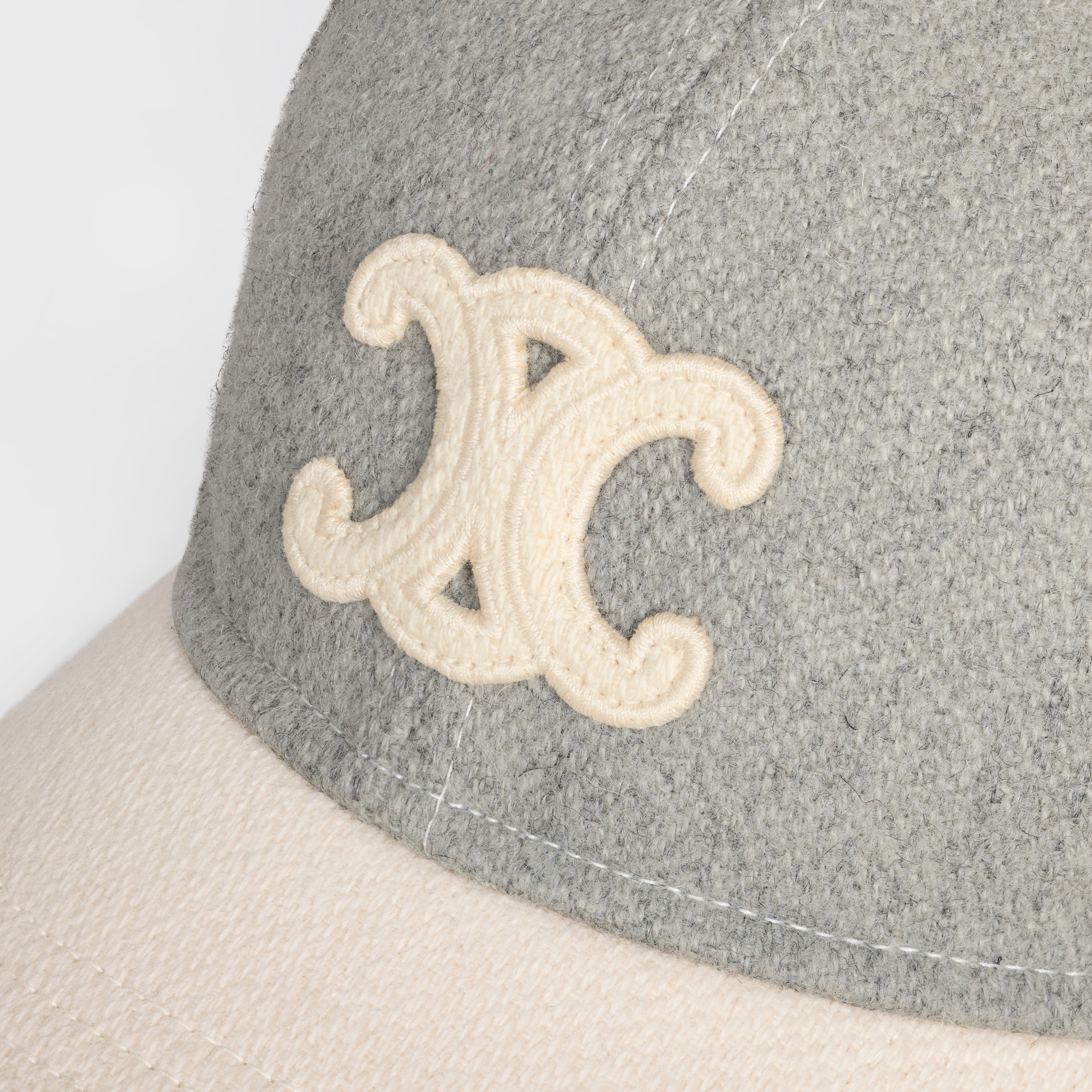 triomphe baseball cap in wool - 5