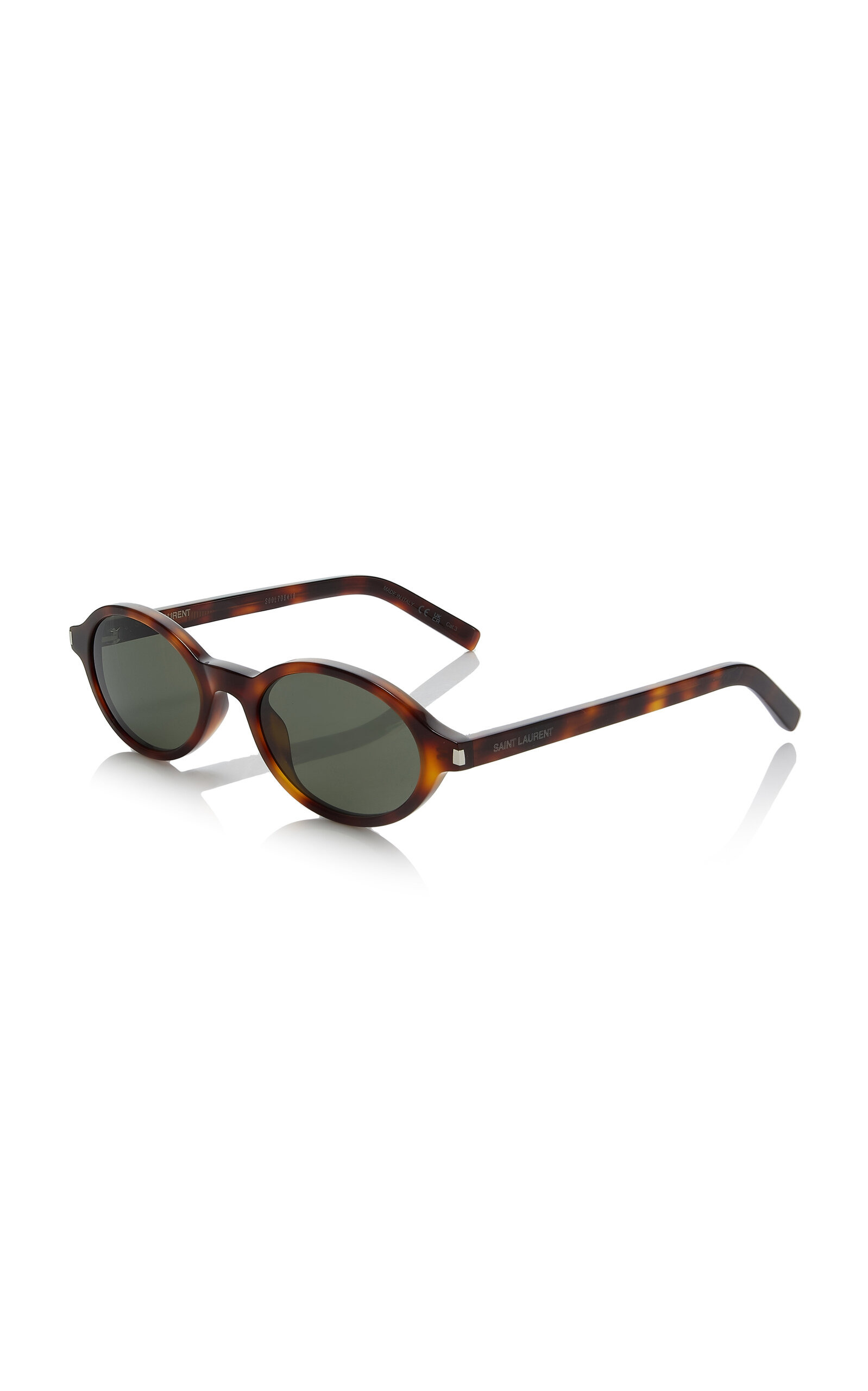 Jeanne Round-Frame Acetate Sunglasses brown - 3