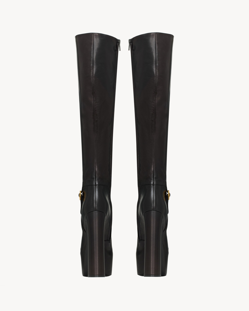 NICO PLATFORM BOOTS IN SMOOTH LEATHER 3