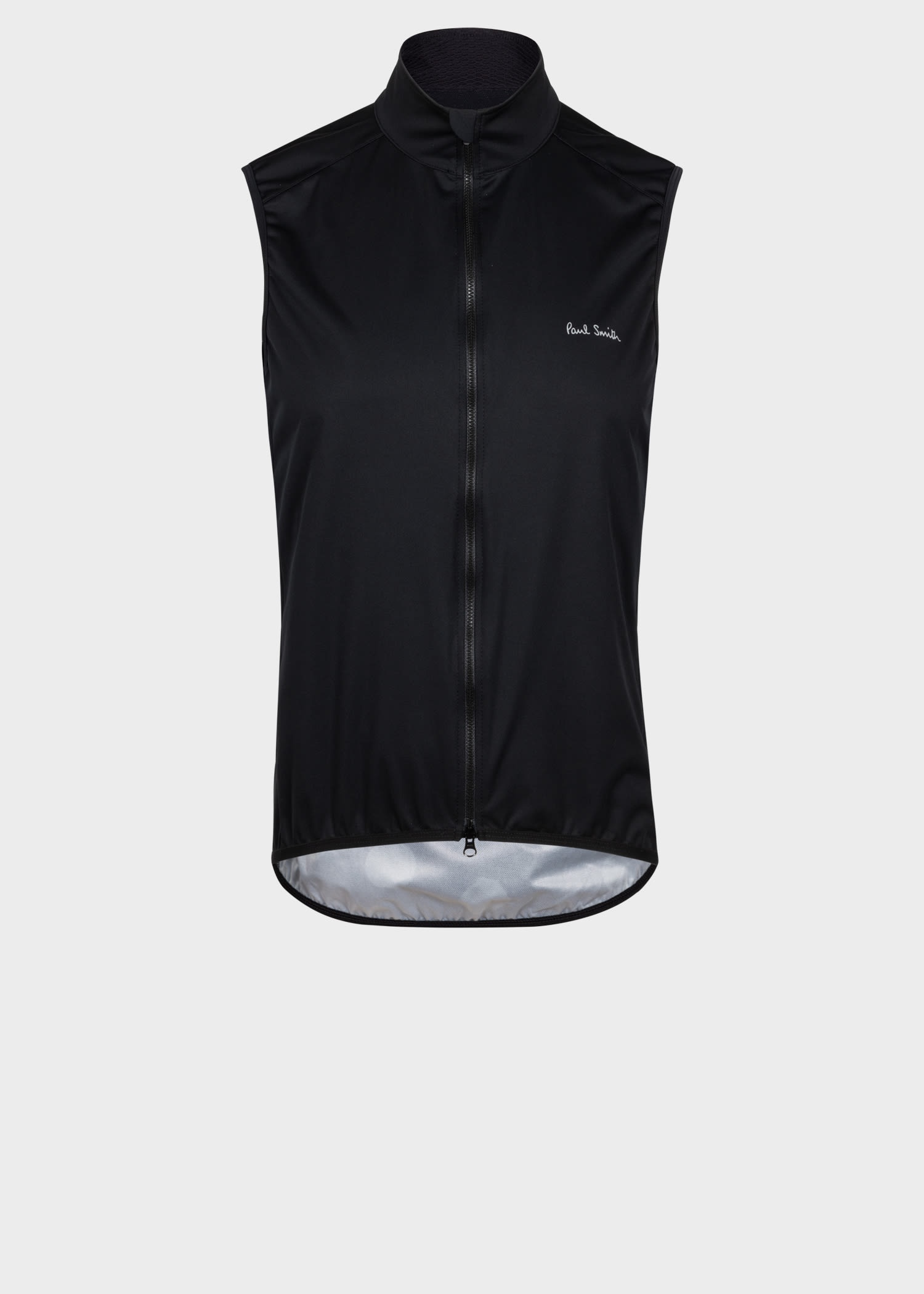 Cycling Gilet With Polka Dot Back Panel - 1