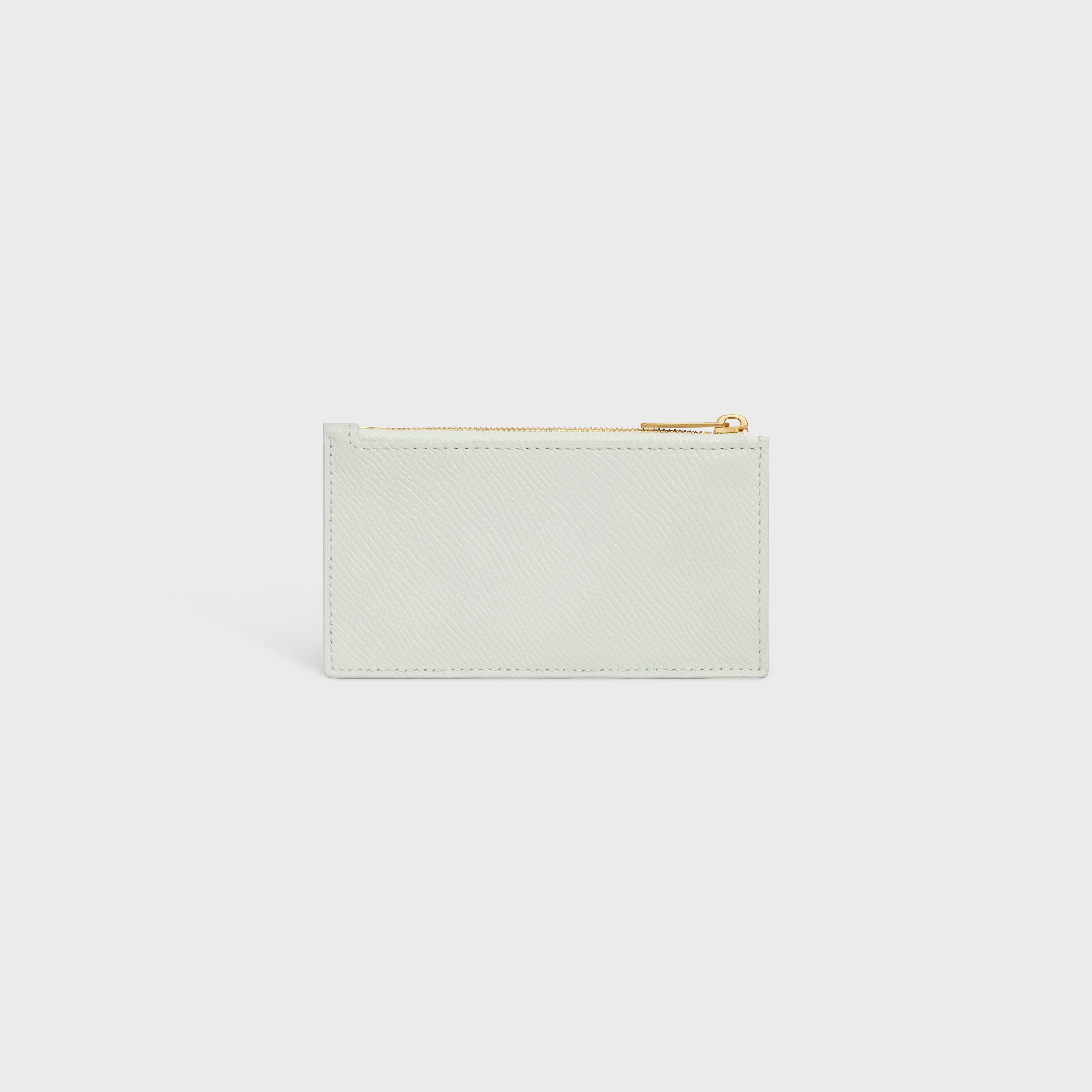 ZIPPED COMPACT CARD HOLDER ESSENTIALS in Grained Calfskin - 3