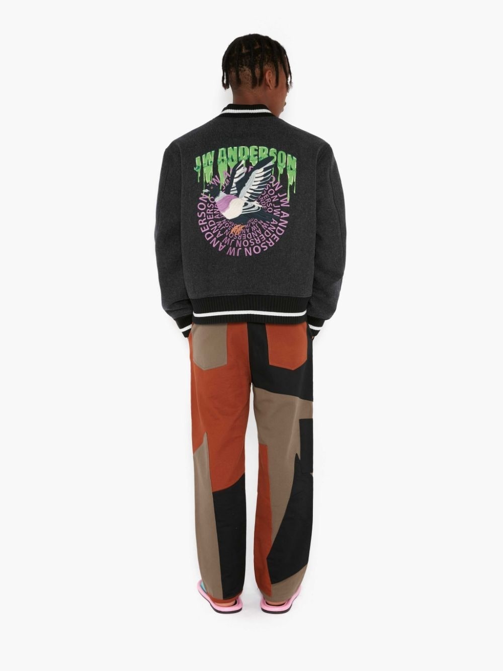 LOGO-EMBROIDERED BOMBER JACKET - 3