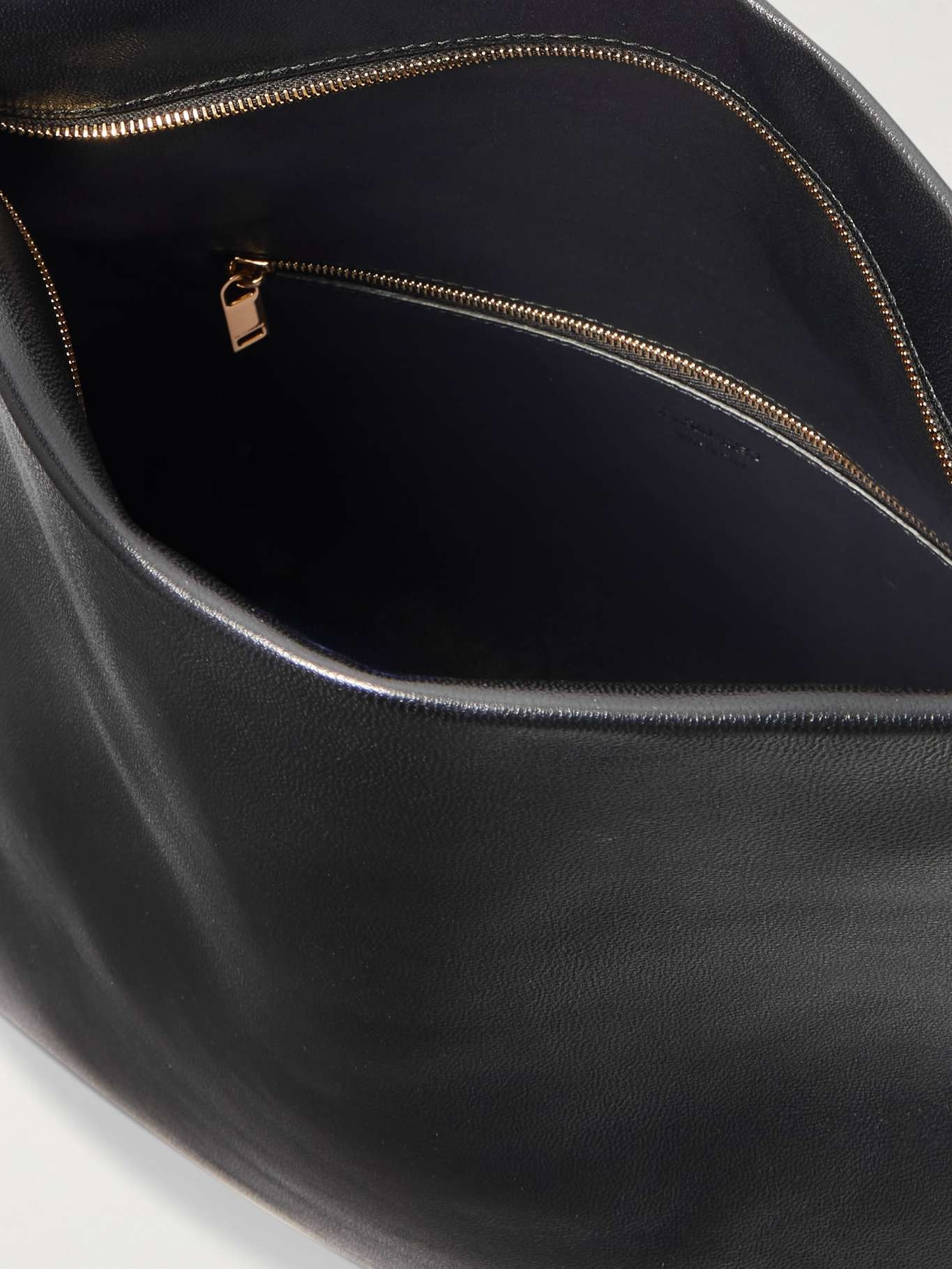 Embellished leather clutch Black - 5